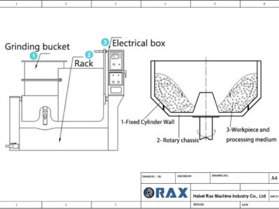 Centrifugal Disc Finishing Machine Drawing
