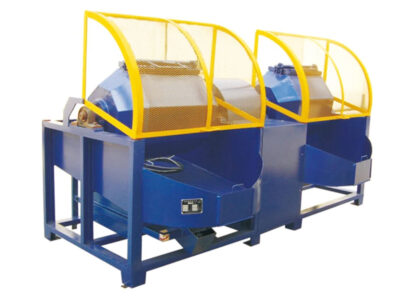 Double Barrel Rotary Tumbling Machine
