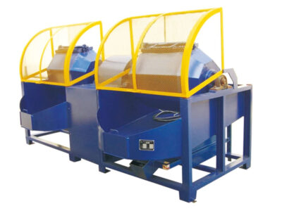Double Barrel Rotary Tumbling Machine