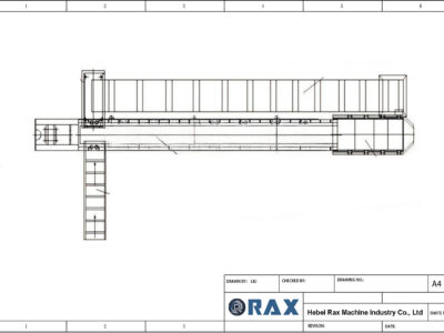 Linear Vibratory Continuous Finishing System Drawing